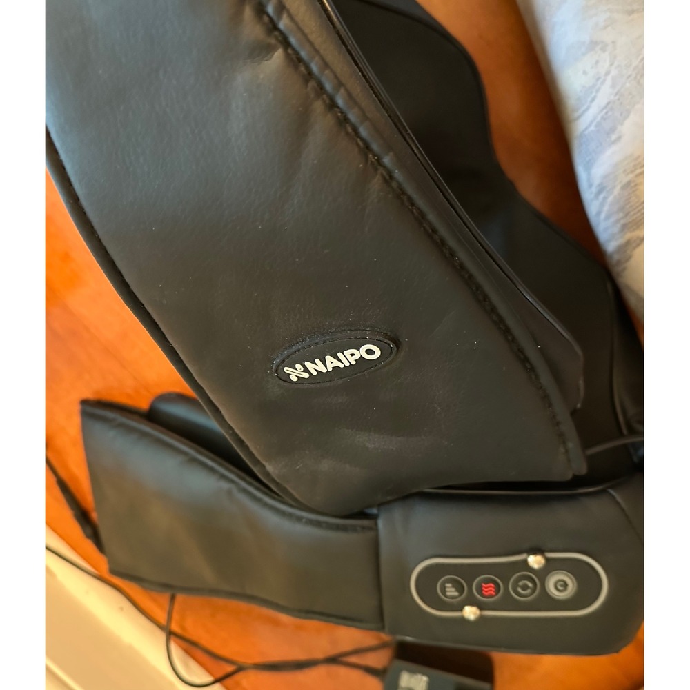 NAIPO‎ Neck and Shoulder Massager with Heat Deep Tissue Shiatsu Kneading massage